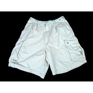 Columbia Womens Bermuda Cargo Shorts Beige Cotton Outdoor Camping 14